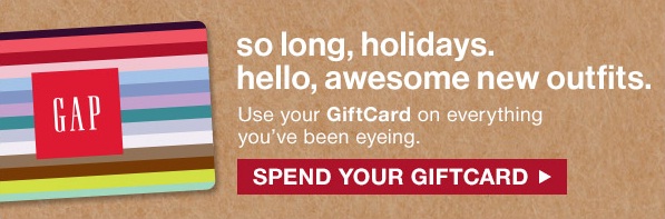 Gap gift card