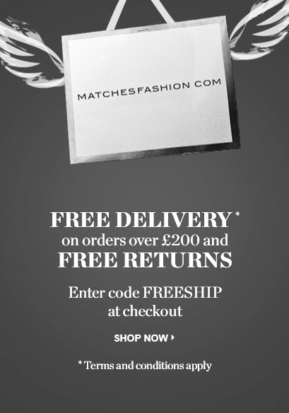 Бесплатная доставка из Matchesfashion