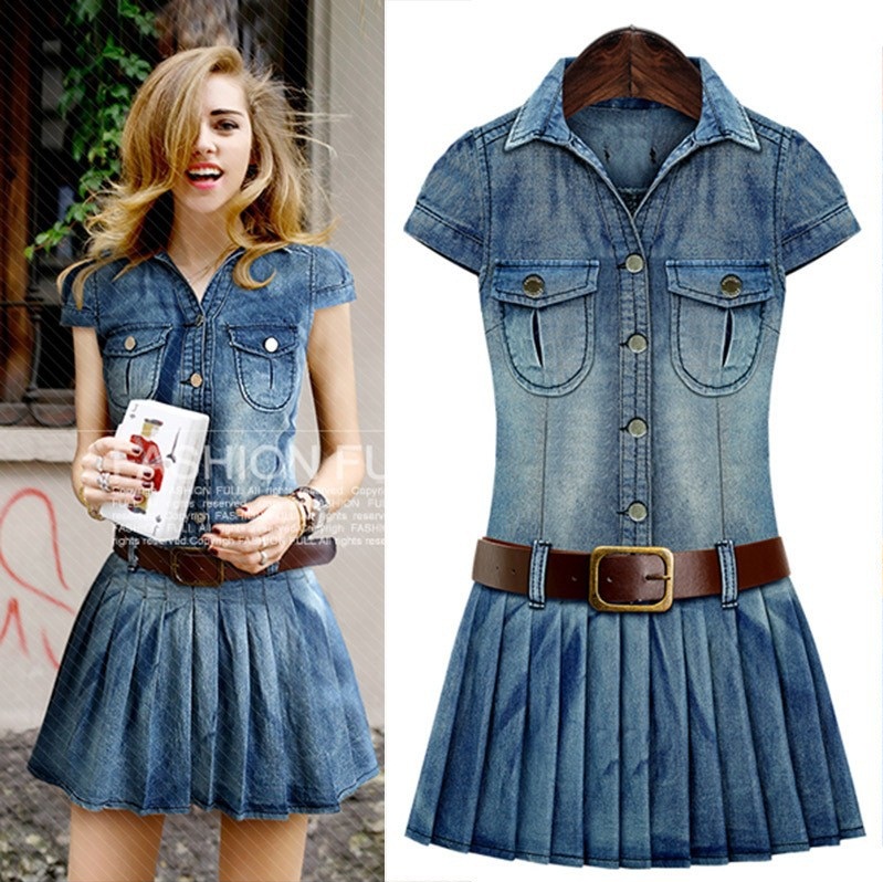 Джинсовое платье для женщин на Aliexpress