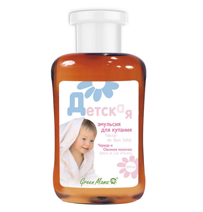 Детская эмульсия для купания Green Mama