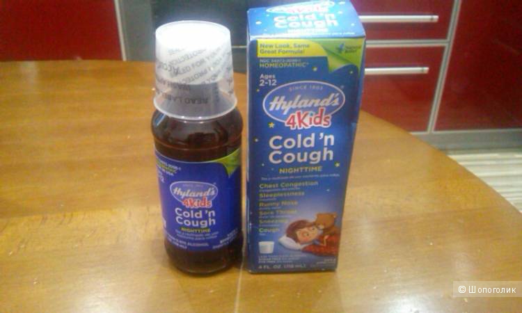 Ночное средство от простуды и кашля для детей