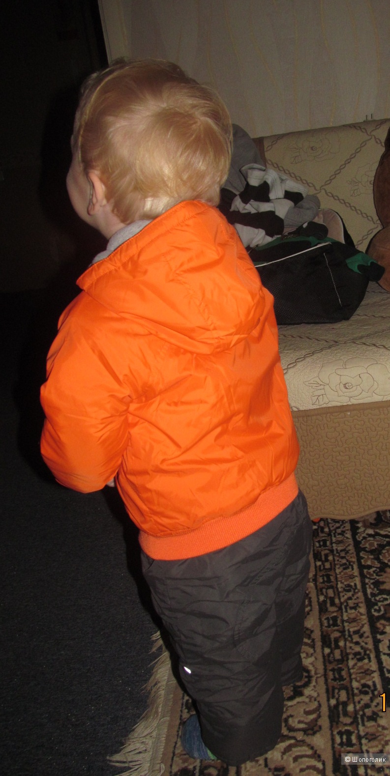 Куртка осенняя оранжевая Zara child
