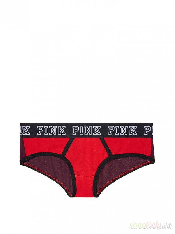 Плотные трусики и топ PINK в красном стиле от Victoria's Secret