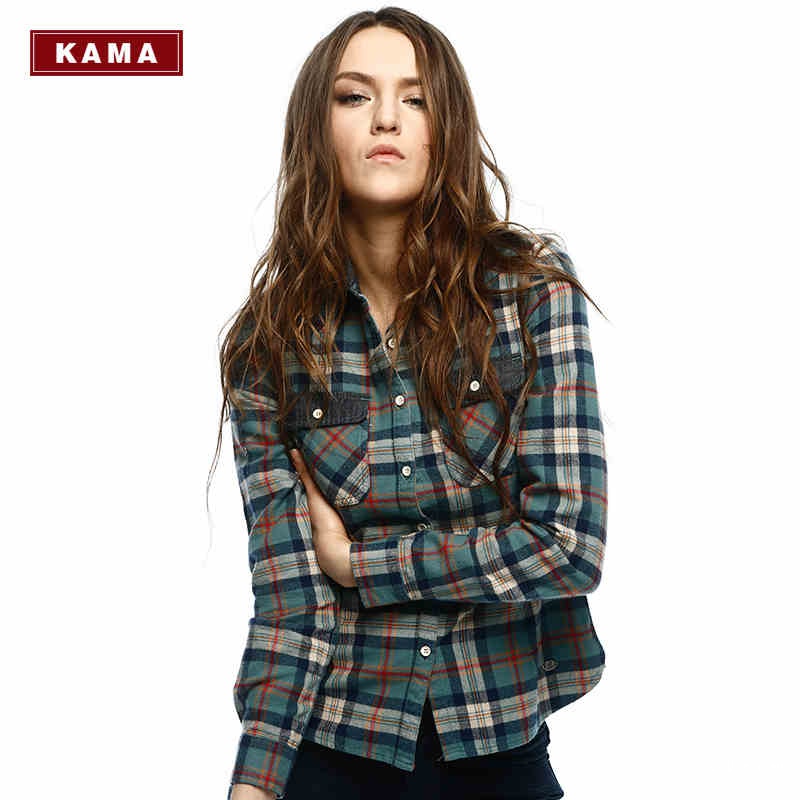Рубашка-шотландка  марки KAMA
