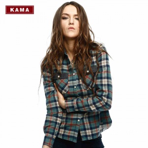 Рубашка-шотландка  марки KAMA