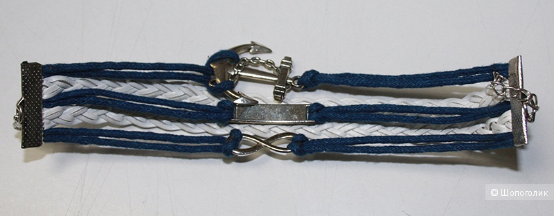 Плетеный браслет в морском стиле
