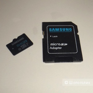 Карта памяти microSD с адаптером 64gb дешево