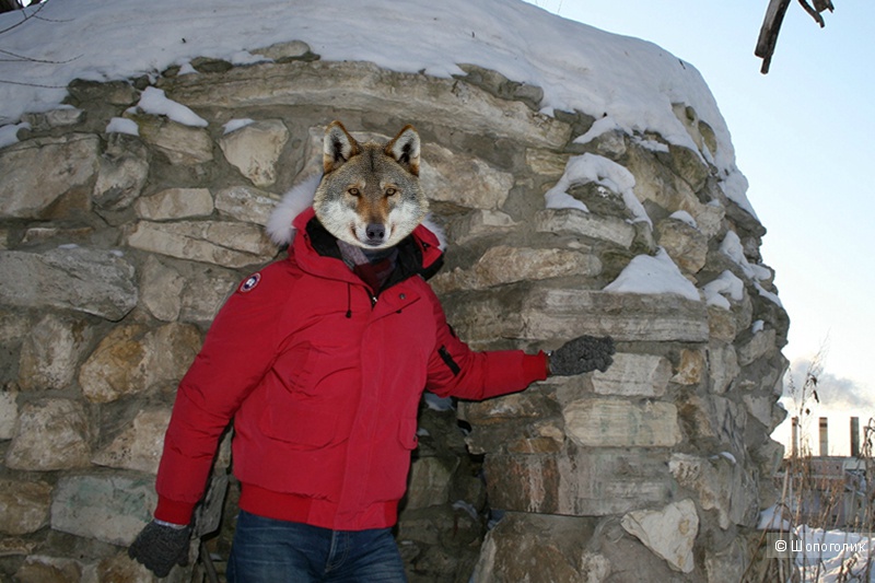 Пуховик бомбер копия Canada Goose