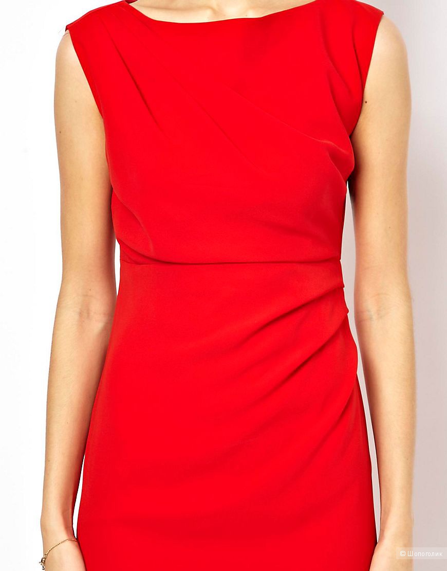 Красное платье-футляр A Wear