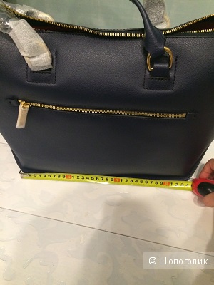Новая кожаная сумка J.Crew цвета чернил с большого сейла в американском магазине