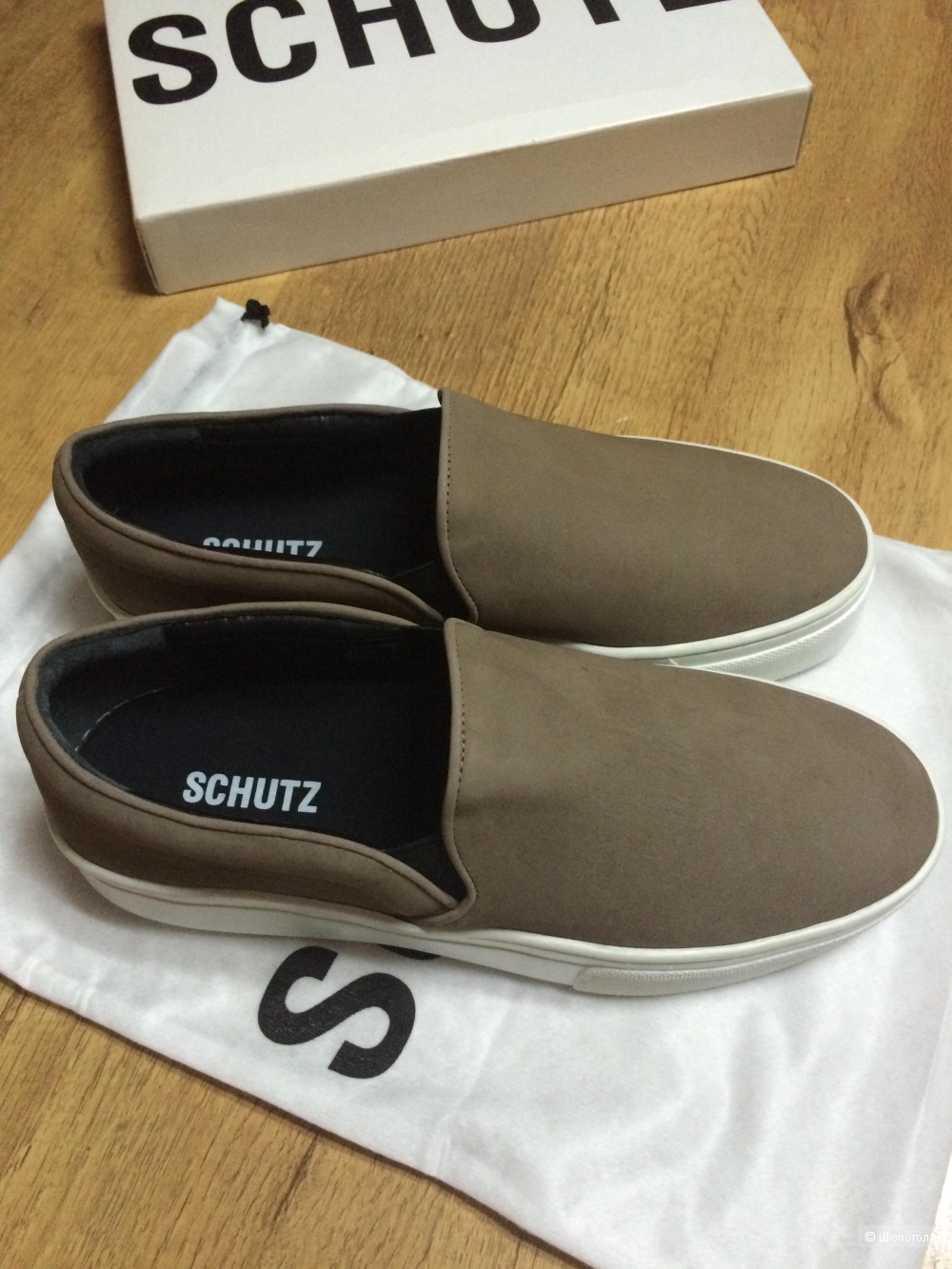 Слипоны Schutz, кожа, новые