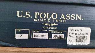 Новые кроссовки U. S. Polo (оригинал США) р-р 37,5