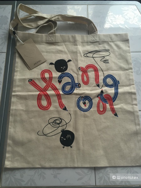 Хлопковая сумка-шоппер от Monki
