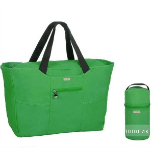 Дорожная сумка Samsonite зеленого цвета