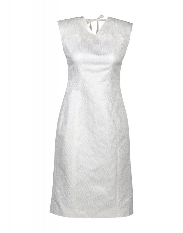 Белое шелковое платье SCHUMACHER 44 размер русский