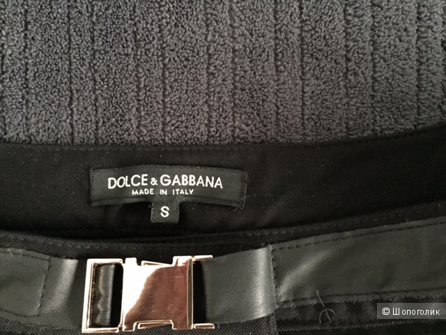 Крутая юбка D&G с мехом пони