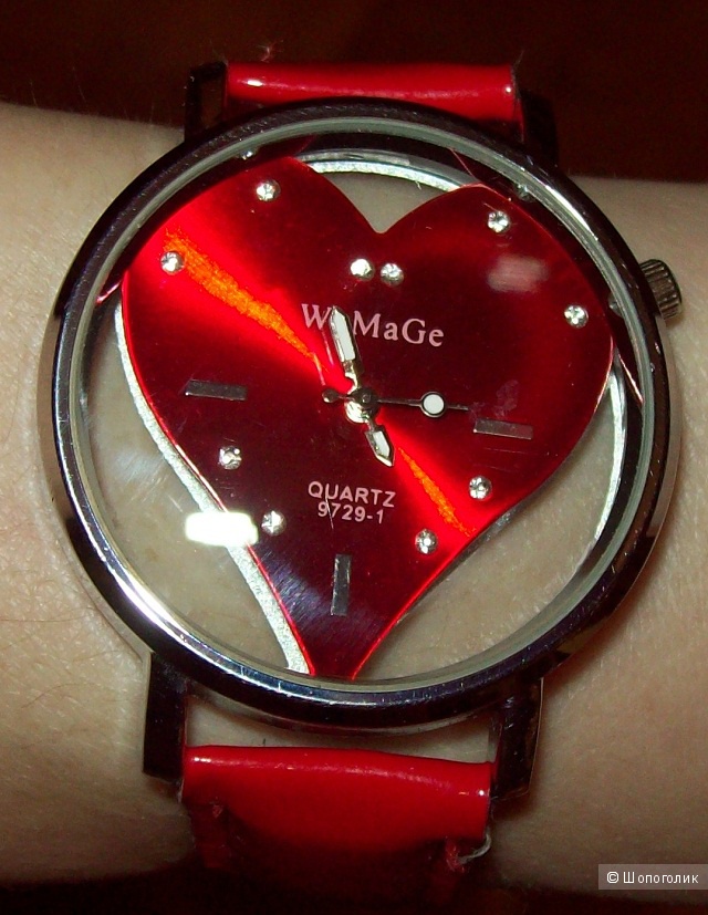 Часы "Алое сердце"