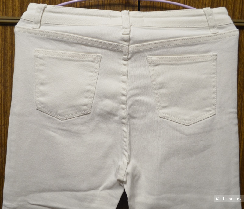 Белые джинсы Glamorous Tall Denim Flare, размер UK12