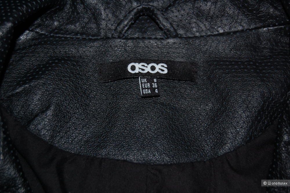 Кожаная жилетка Asos UK8