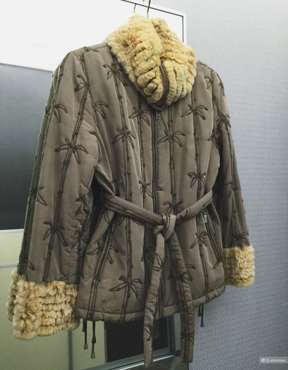 Куртка Vito Ponti с натуральным мехом кролика