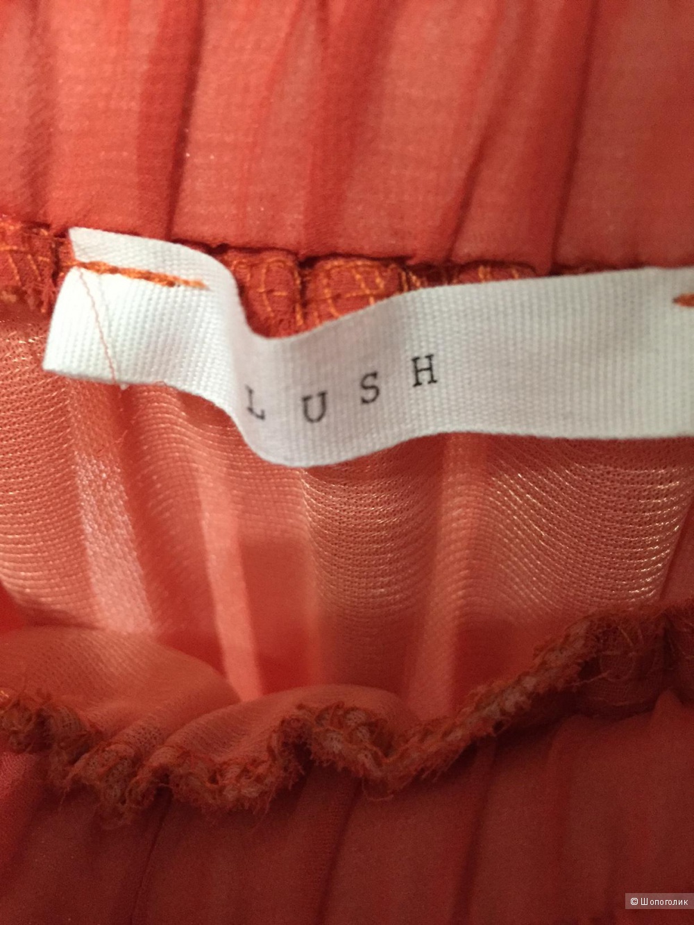 Юбка плиссе асимметричная американского бренда Lush S
