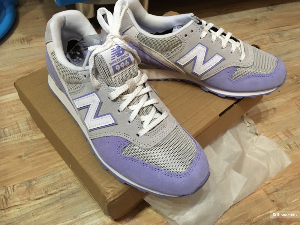 Кроссовки New Balance 996 Pastel Grey/Lilac Suede Trainer, р. UK6/8US/39EU