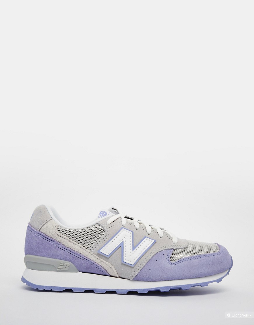 Кроссовки New Balance 996 Pastel Grey/Lilac Suede Trainer, р. UK6/8US/39EU