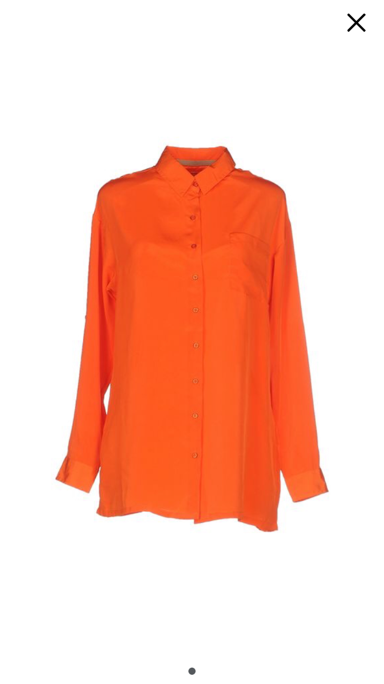 Рубашка оранжевая Silvian heach