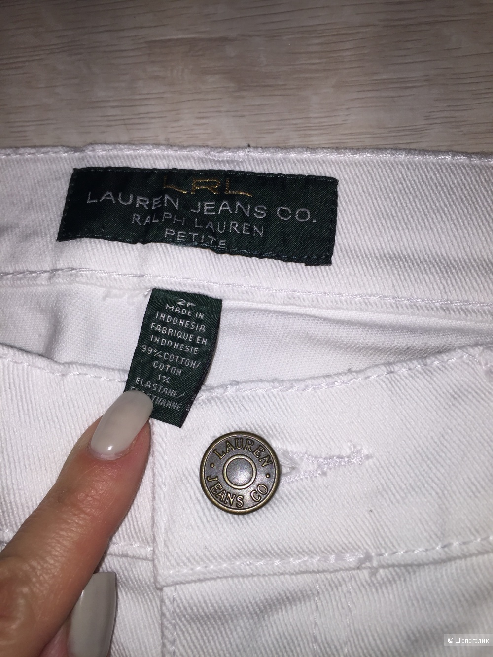 Белые джинсы Ralph Lauren 2petite новые