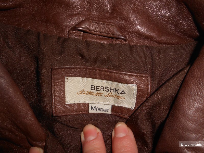 Кожаная куртка Bershka M  (44-46-48) Смотреть замеры внизу