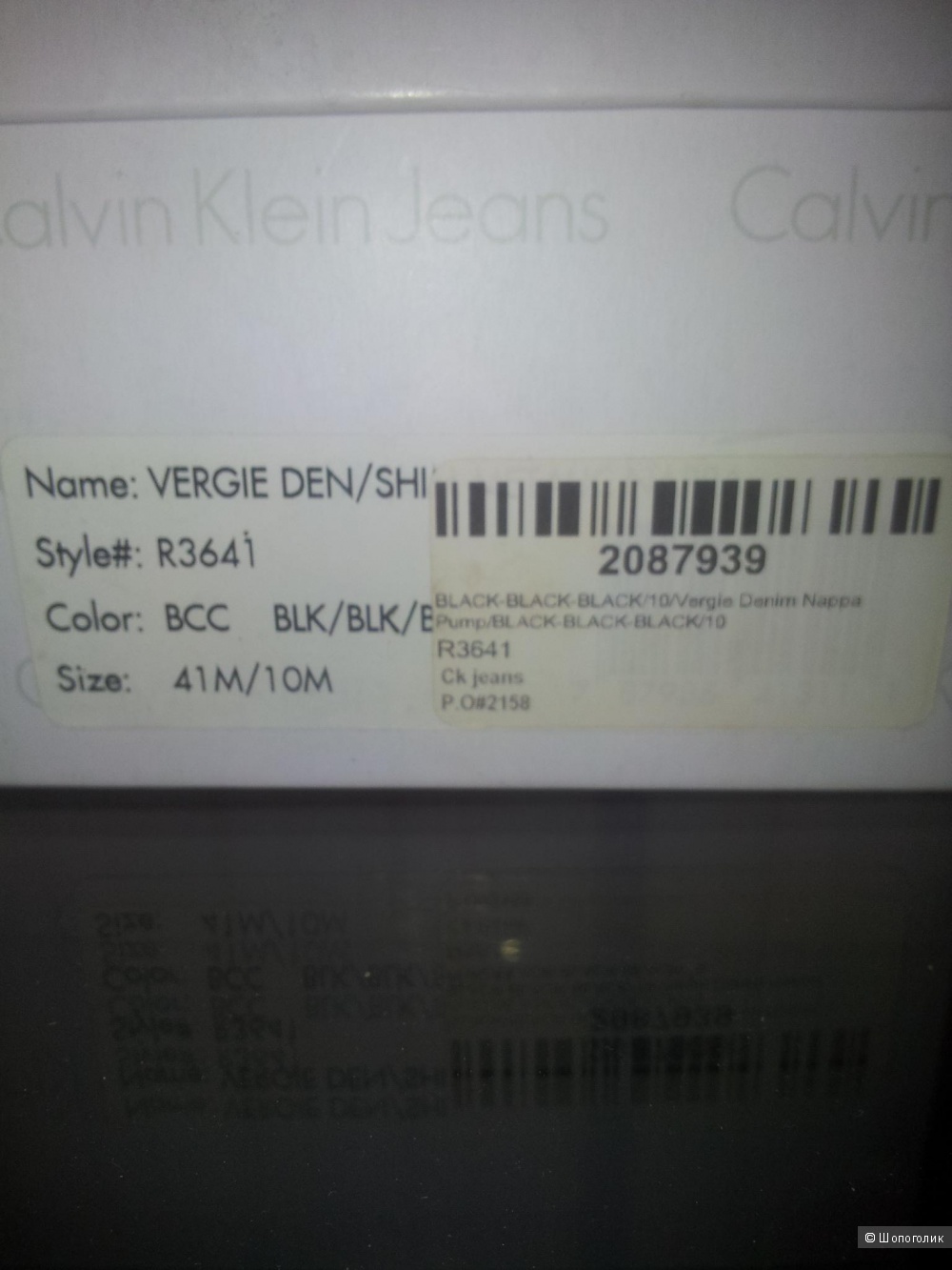 Туфли женские Calvin Klein (41 размер, 10 US)