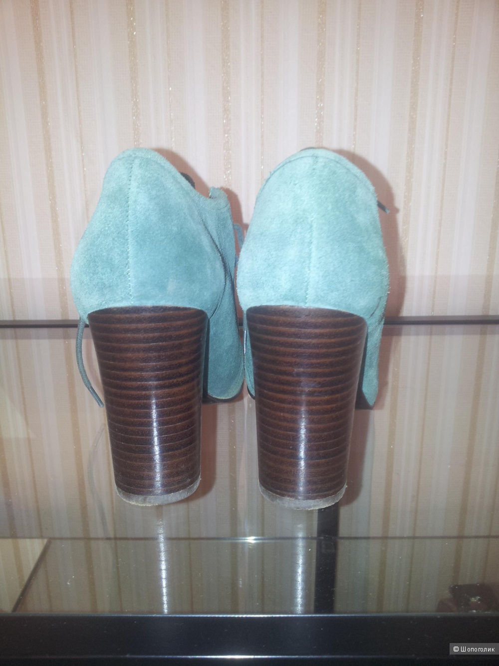 Замшевые ботинки Ralph Lauren