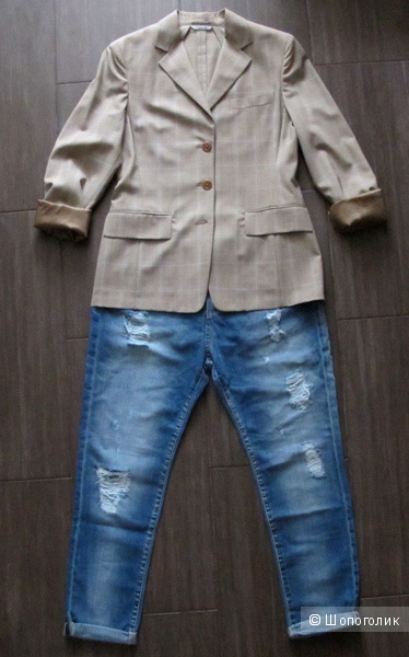 Классический пиджак из тонкой шерсти Max Mara, б/у US 6 (42-44)