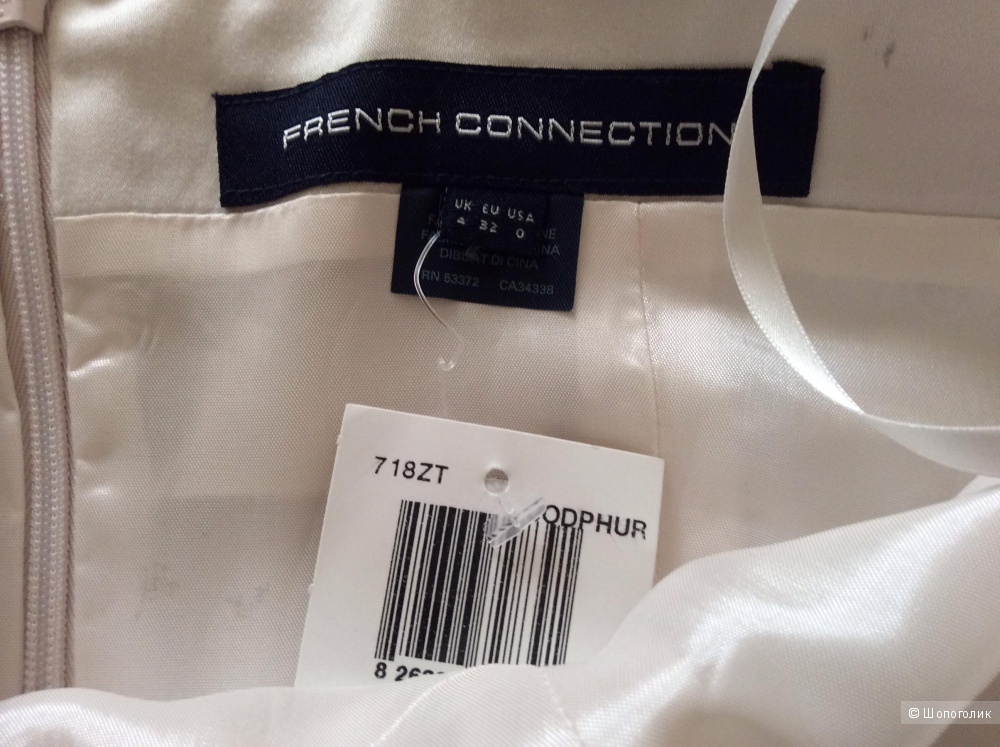 Очень красивое белое платье French Connection XS