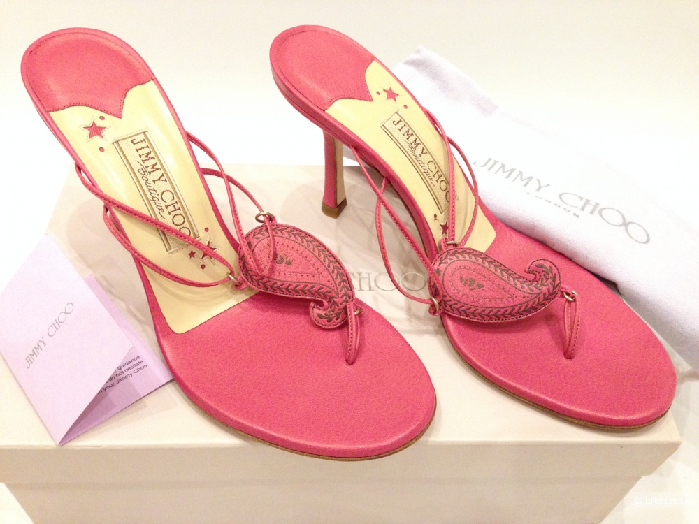 босоножки от легендарного Jimmy Choo р.37-37.5 новые.Оригинал