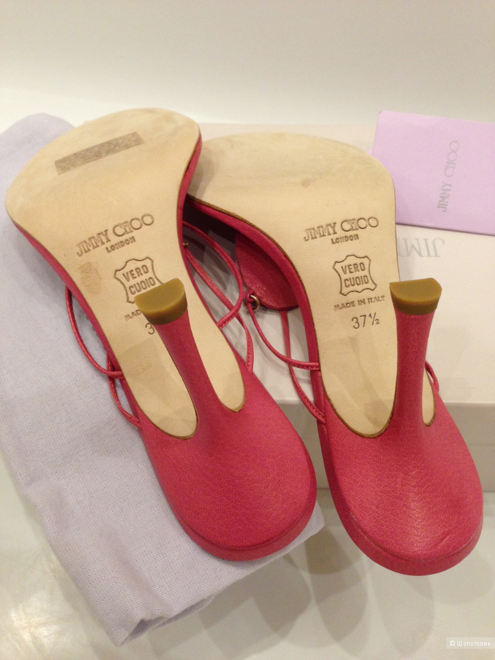 босоножки от легендарного Jimmy Choo р.37-37.5 новые.Оригинал