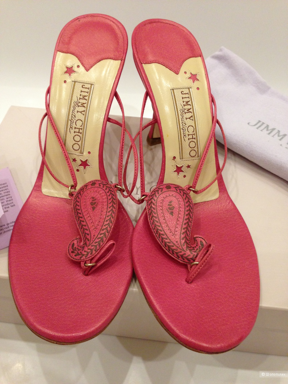 босоножки от легендарного Jimmy Choo р.37-37.5 новые.Оригинал