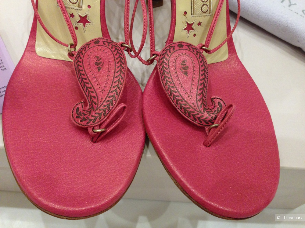 босоножки от легендарного Jimmy Choo р.37-37.5 новые.Оригинал