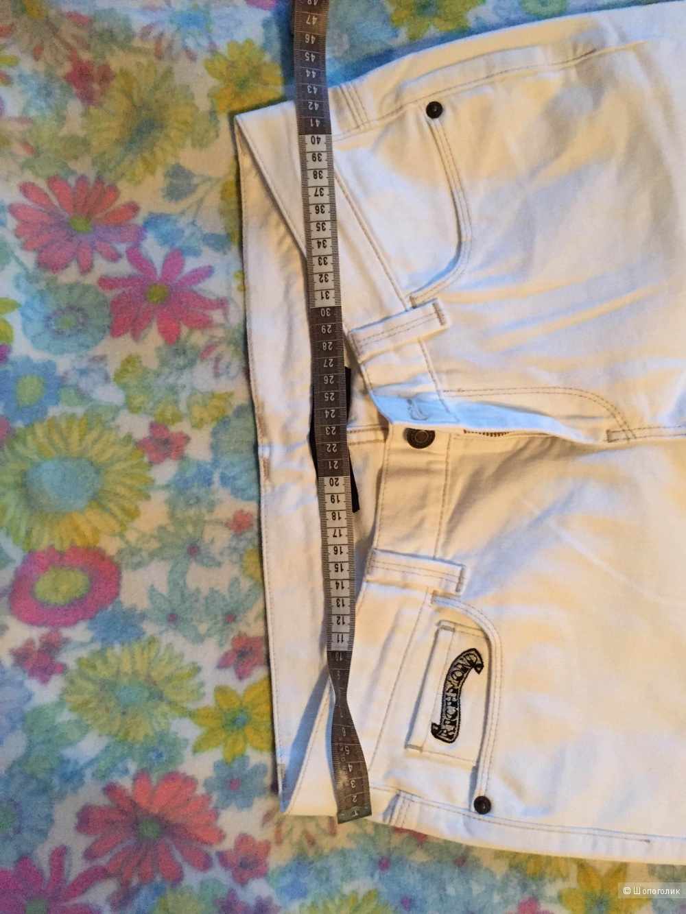 Джинсовые брюки белые Richmond Denim размер 30.