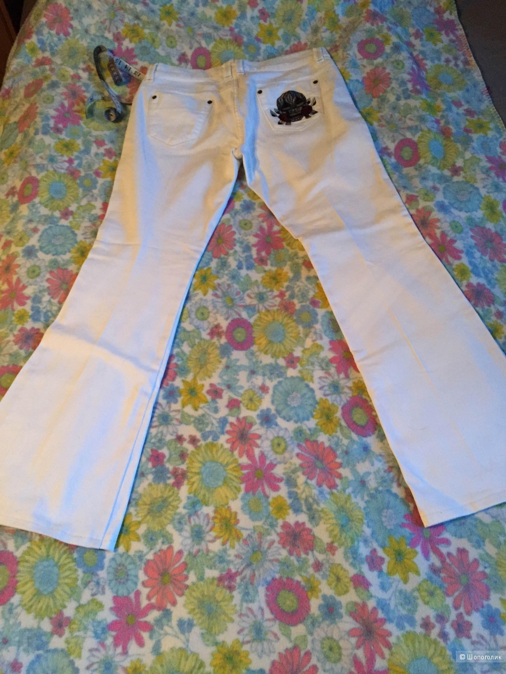 Джинсовые брюки белые Richmond Denim размер 30.