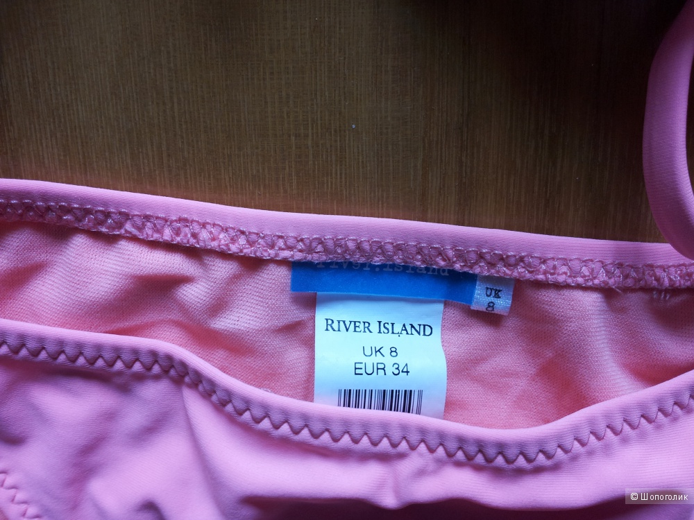 Купальник River Island 3D Rose Bikini Set UK8 новый