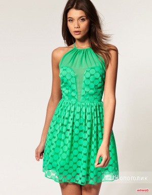 Зеленое платье Asos UK8 новое