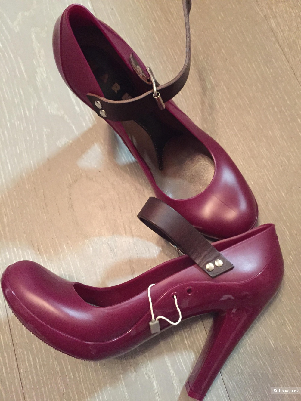 Резиновые туфли Marni, 39