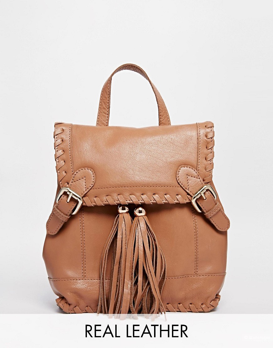 Компактный кожаный рюкзачок в винтажном стиле Urbancode новый