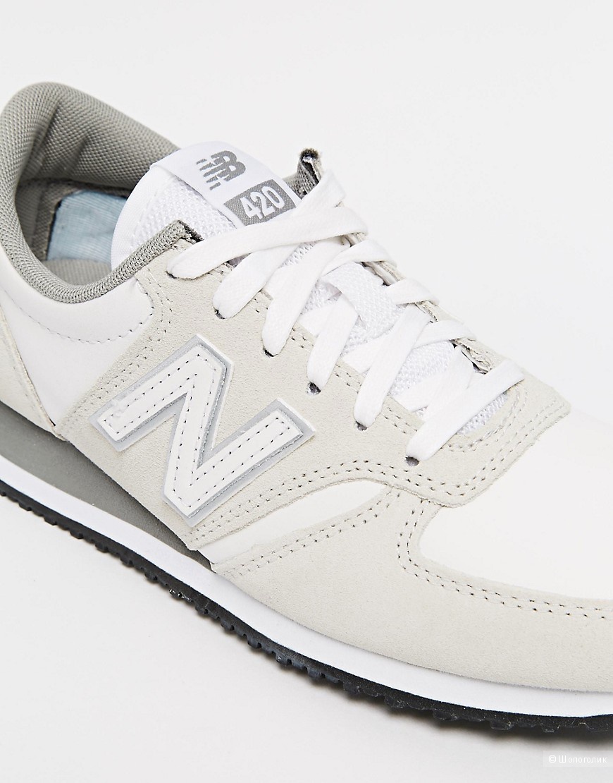 Кроссовки New Balance 420 Cream Suede Trainers UK4 новые