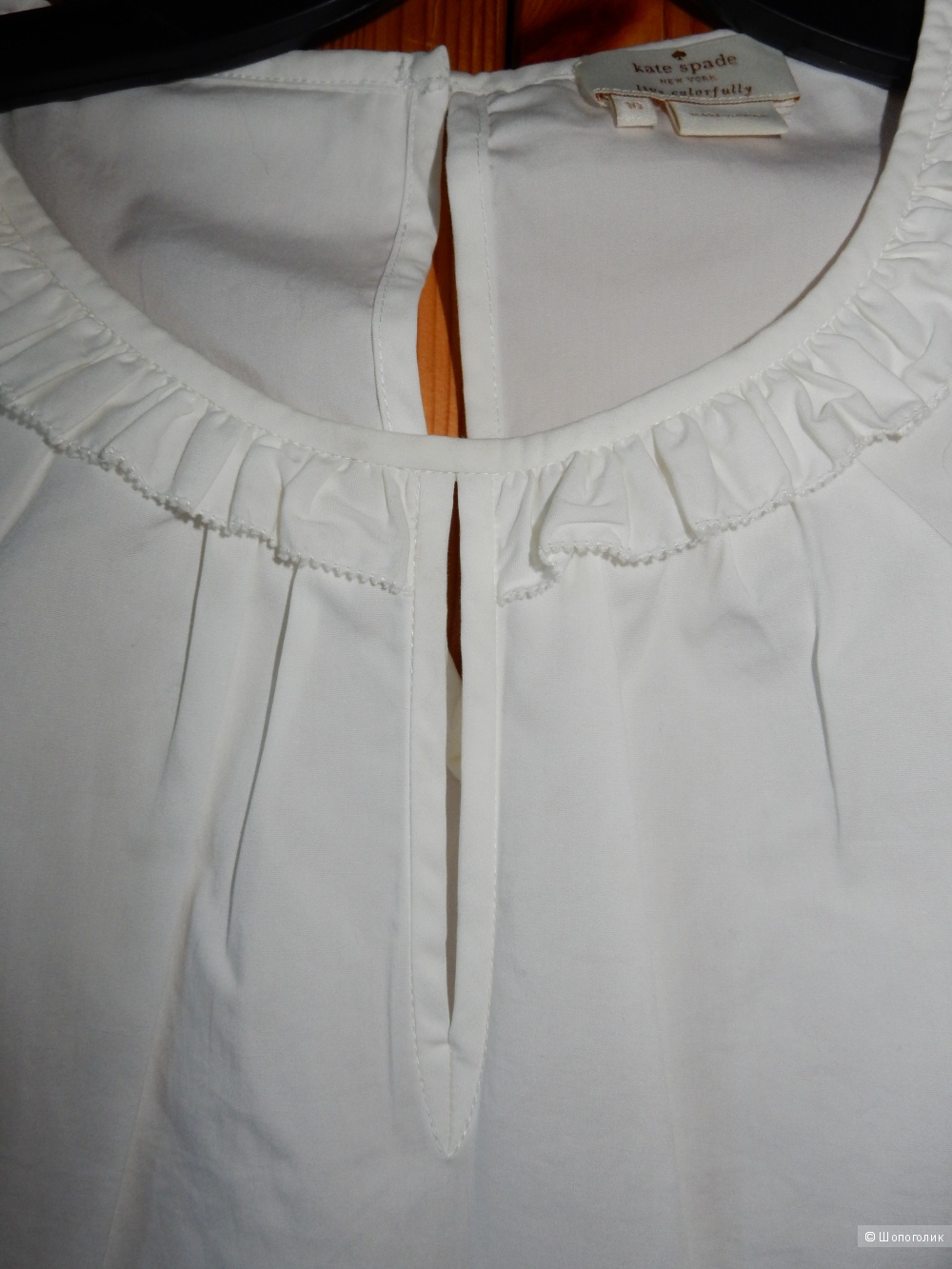 Летняя белая блузка Kate Spade р. US 10 (на 46-48)