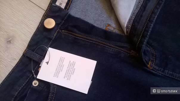 Новая джинсовая миди юбка -карандаш UK 8