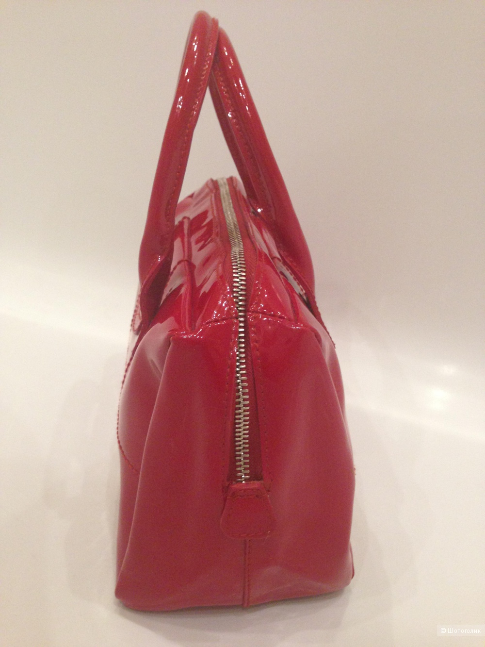 FURLA брендовая маленькая красная лаковая сумка Новая Оригинал