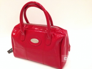FURLA брендовая маленькая красная лаковая сумка Новая Оригинал