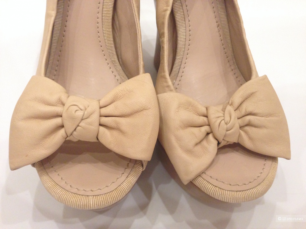 NINA RICCI шикарные туфли от кутюр класса "люкс" новые р.37.5